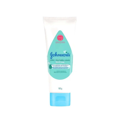 Johnson's Face & Body Milk + Rice Baby Cream 100g 100g
