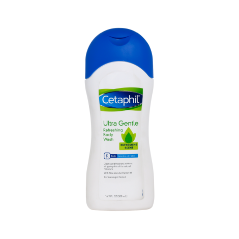 Cetaphil Ultra Gentle Refreshing Body Wash For Sensitive & Dry Skin 500ml 500ml