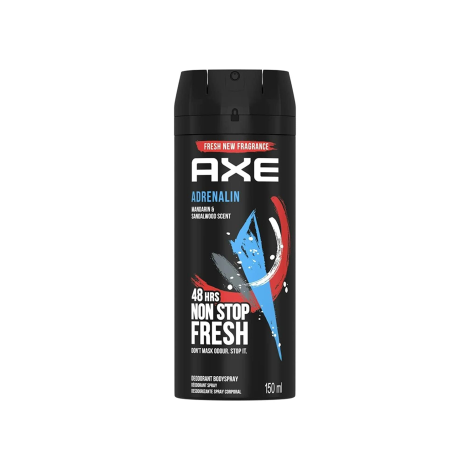 Axe Adrenalin 48H Non Stop Fresh Deodorant Body Spray 150ml 150ml