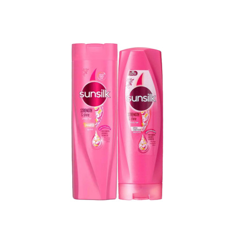 Sunsilk Strength & Shine Shampoo 400ml + Conditioner 320ml Combo Pack 400ml+320ml