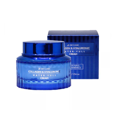 3W Clinic Collagen & Hyaluronic Water-Full Eye Cream 55g 55g