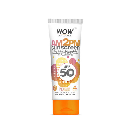 Wow Am 2 Pm Sunscreen SPF50 100ml 100ml