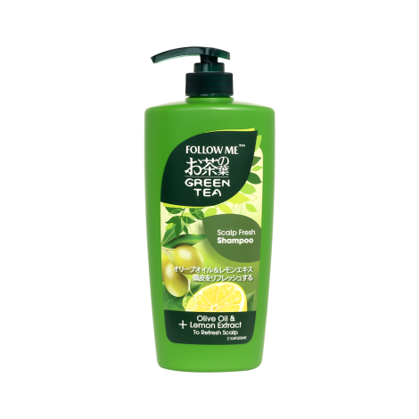 Follow Me Green Tea Scalp Fresh Shampoo 650ml 650ml
