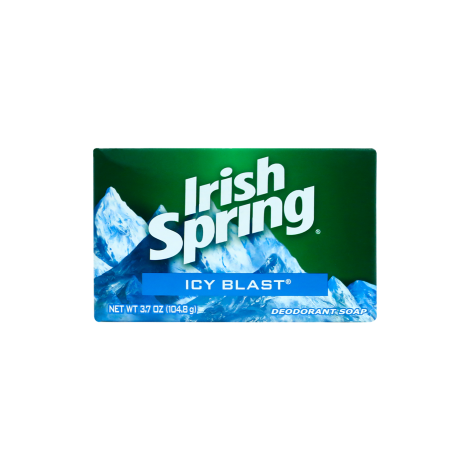 Irish Spring Icy Blast Deodorant Soap 104.8g 104.8g