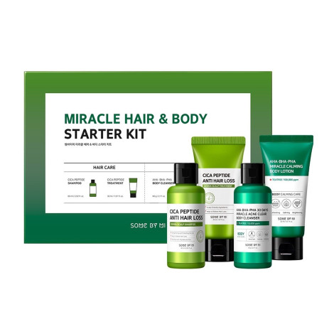 Some By Mi Miracle Hair & Body Stater Kit 4pc 4pc