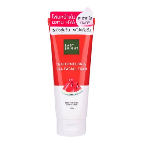 Baby Bright Watermelon & Hya Facial Foam 160g 160g