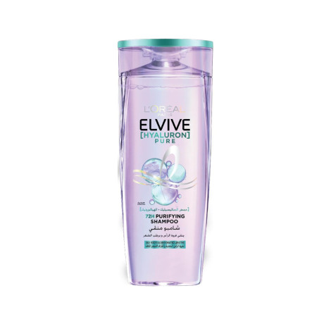 L'Oreal Elvive Hyaluron Pure 72H Purifying Shampoo 400ml 400ml