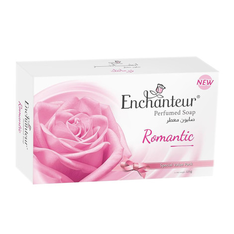 Enchanteur Romantic Perfumed Soap Special Value Pack 3 x 125g 3x125g