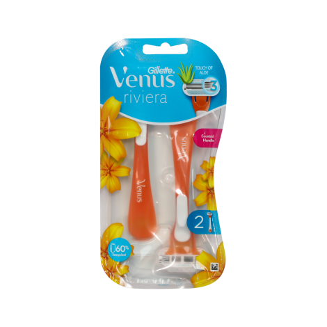 Gillette Venus Riviera Razor 2pcs 2pcs