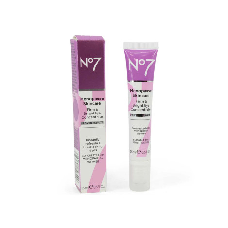 No7 Menopause Skincare Firm & Bright Eye Concentrae 15ml 15ml
