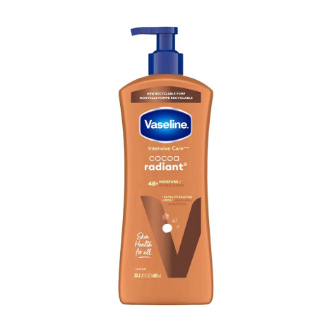 Vaseline Intensive Care Cocoa Rediant 48H Moisture Body Lotion 600ml 600ml