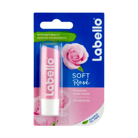 Labello Soft Rose Lip Balm 4.8g 4.8g