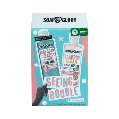 Soap & Glory Seeing Double Cleansing Duo 2x350ml Gift Set 2pcs