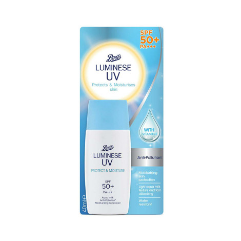 Boots Luminese UV Protect & Moisture Sunscreen 50+ 40ml 40ml