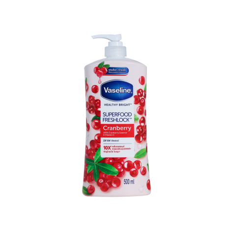 Vaseline Superfood Freshlook Cranberry Body Lotion 500ml 500ml