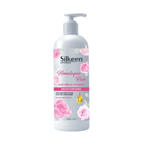Silkeen Naturals Himalayan Rose Aloe Vera & Vitamin E Moisurizing Perfumed Body Lotion 1000ml 1000ml