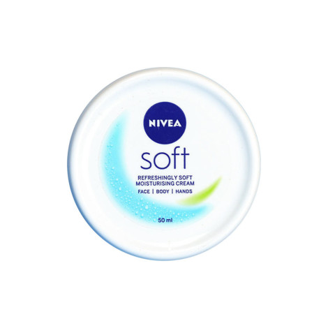 Nivea Refreshingly Soft Moisturizing Face Body Hands Cream 50ml 50ml