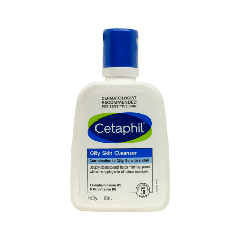 Cetaphil Oily Skin Cleanser Combination to Oily, Sensitive Skin 125ml 125ml