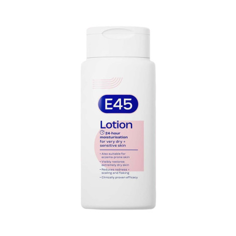 E45 24 Hour Moisturisation Lotion for Very Dry + Sensitive Skin 200ml 200ml