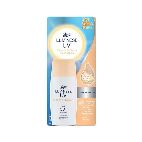 Boots Luminese UV Protect & Coverage Sunscreen 50+ 40ml 40ml