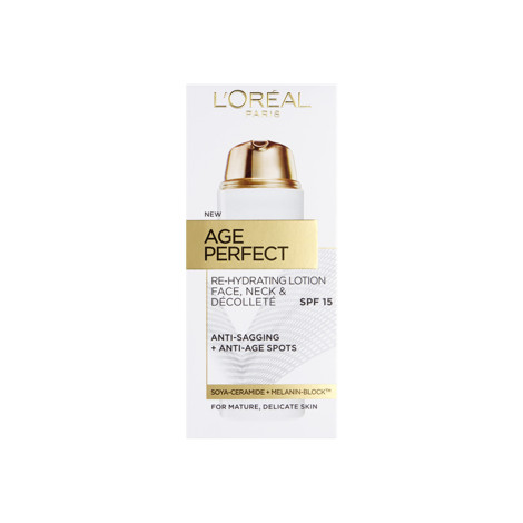 L'Oreal Age Perfect Re-Hydrating Lotion Face & Neck SPF15 50ml 50ml