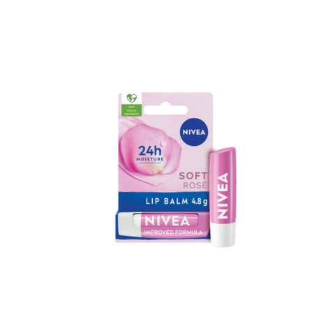 NIVEA Soft Rose Lip Balm 4.8g 4.8g