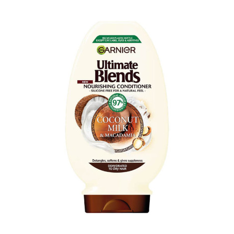 Garnier Ultimate Blends Coconut Milk & Macadamia Nourishing Conditioner 400ml 400ml