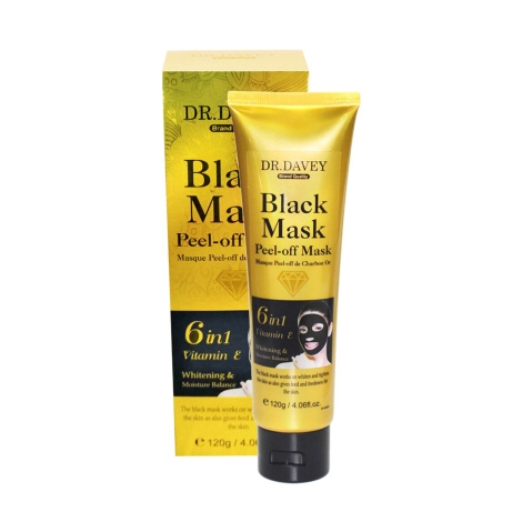 Dr. Davey 6 in 1 Vitamin E Black Mask Peel-off Mask 120g 120g