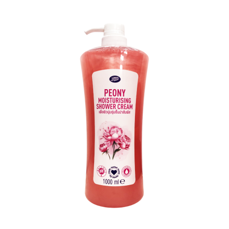 Boots Peony Moisturising Shower Cream 1000ml 1000ml