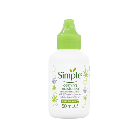 Simple Calming Moisturiser with Hemp Seed Oil 50ml 50ml