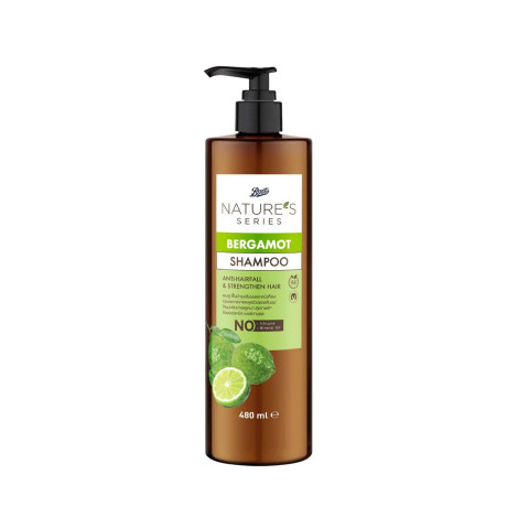 Boots Natures Series Bergamot Shampoo 480ml 480ml
