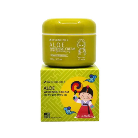 3W Clinic DR.K Aloe Whitening Cream 100g 100g