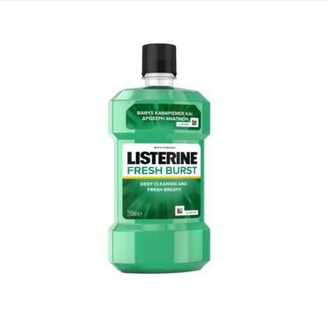 Listerine Fresh Burst Mouthwash 250ml 250ml