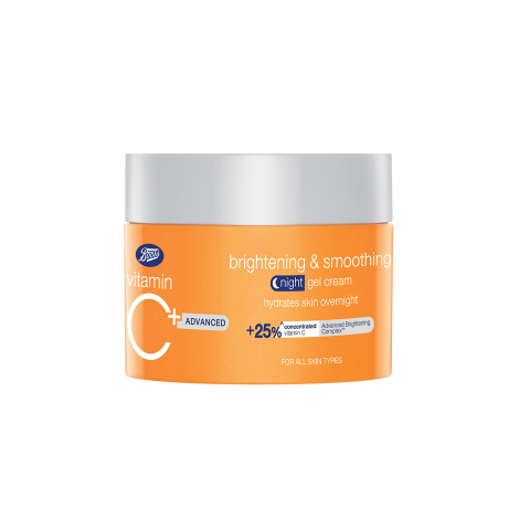 Boots Vitamin C Advanced Brightening & Smoothing Night Gel Cream 50ml 50ml
