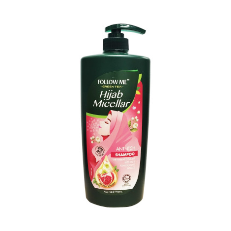 Follow Me Green Tea Hijab Micellar Anti Itch Shampoo 650ml 650ml