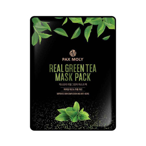 Pax Moly Real Green Tea Mask Pack 25g 25ml