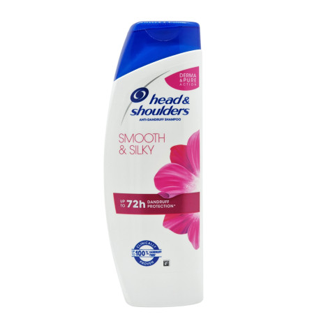 Head & Shoulders Smooth & Silky Up To 72H Dandruff Protection Shampoo 400ml 400ml