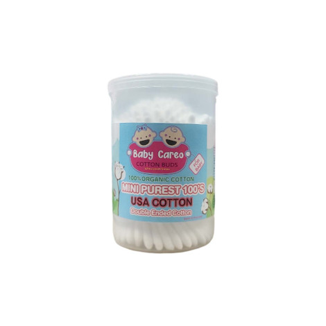 Baby Careo Mini Purest Cotton Buds 100's 100s