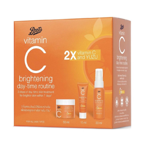 Boots Vitamin C Brightening Day Time Routine 3pcs Set 3pcs