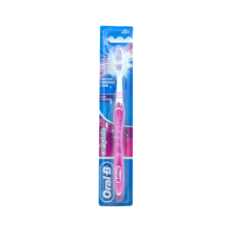 Oral-B complete Clean & Sensitive Toothbrush Pink - 35 Soft 1pc