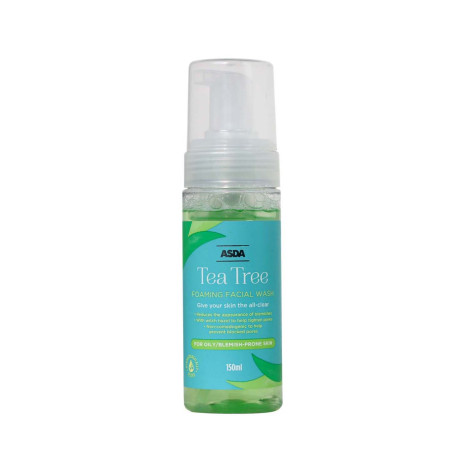 Asda Tea Tree Foaming Facial Wash 150ml 150ml