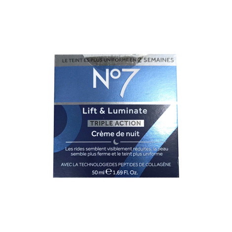 No7 LIft & Luminate Triple Action Night Cream 50ml 50ml