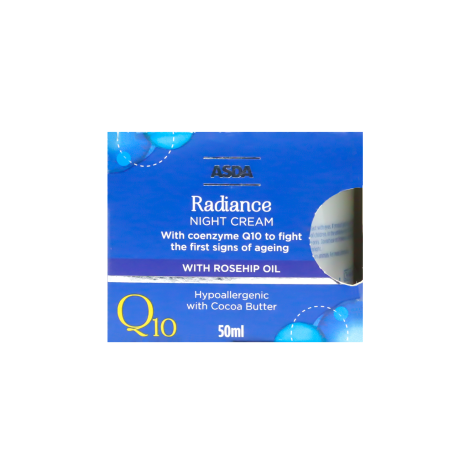 ASDA Q10 Radiance Night Cream 50ml 50ml