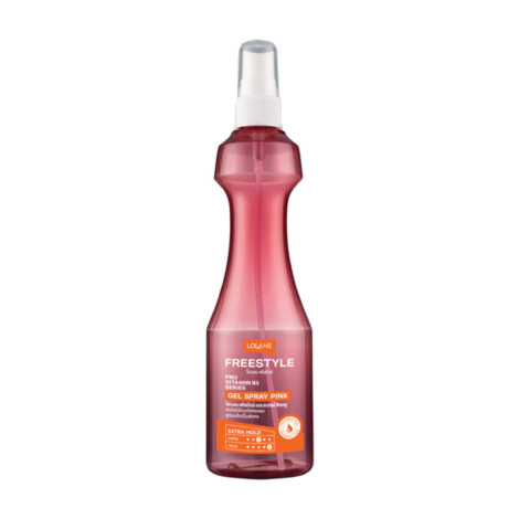 Lolane Free Style Hair Gel Spray Pink 215ml 215ml