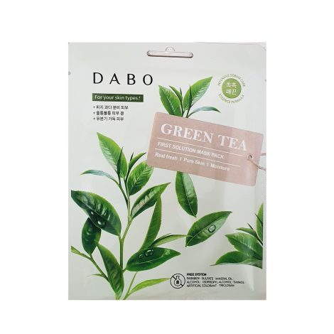 Dabo First Solution Green Tea Mask Pack 23g 23g