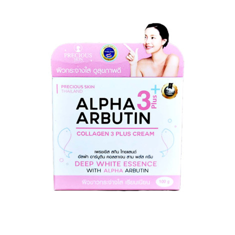 Precious Skin Alpha Arbutin Collagen 3 Plus Cream 100g 100g