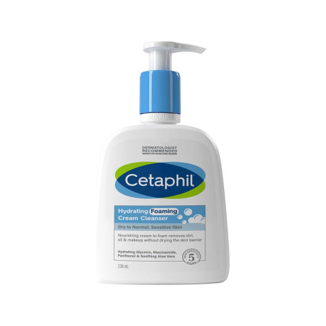 Cetaphil Hydrating Foaming Cream Cleanser 236ml 236ml