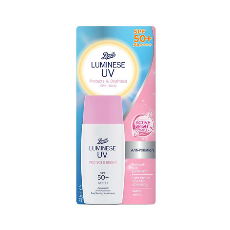 Boots Luminese UV Protect & Bright Sunscreen 50+ 40ml 40ml