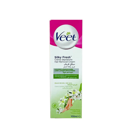 Veet Silky Fresh Hair Removal Cream  For Body & Skin 100ml 100ml