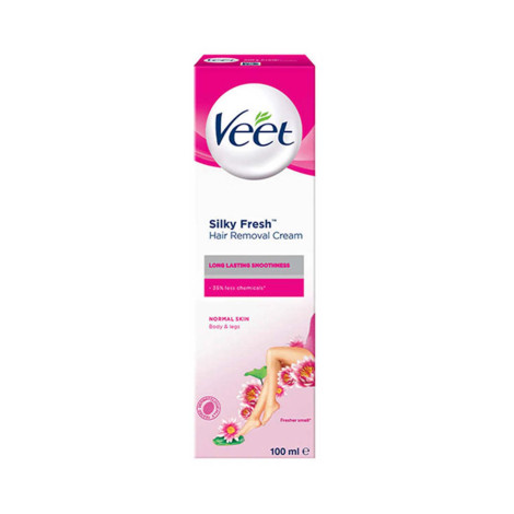 Veet Silky Fresh Hair Removal Cream Long Lasting Smoothness 100ml 100ml